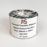 Риббон PS Wax/Resin Premium 40мм х 300м, OUT, 1"