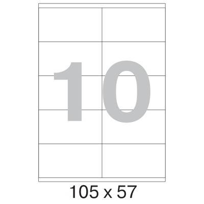 Офисные этикетки 105 x 57 мм (10 шт/л, 100 листов)