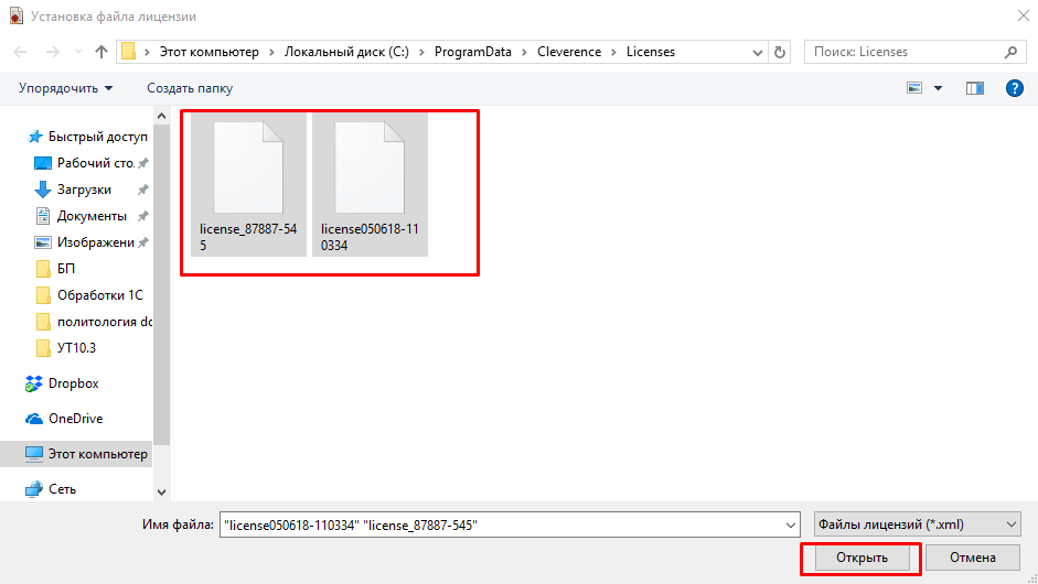 1c файл license