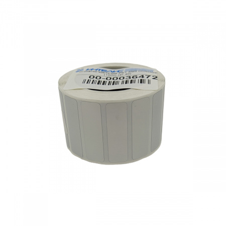 MP_2_Этикетки синтетические 40х12 мм PET Matt CHROME. 1000 этикеток в ролике. Втулка 40