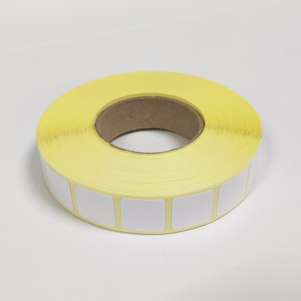 MP_4_Термоэтикетка 15х15 мм ТОП (квадрат). 2000 этикеток в ролике, втулка 40 мм