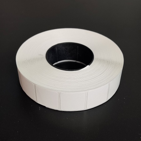 MP_3_Термоэтикетки 20х20 мм ЭКО (квадрат). 2000 этикеток в ролике, втулка 40 мм