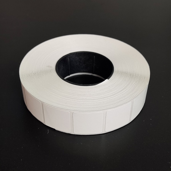 MP_3_Термоэтикетки 20х20 мм ЭКО (квадрат). 2000 этикеток в ролике, втулка 40 мм