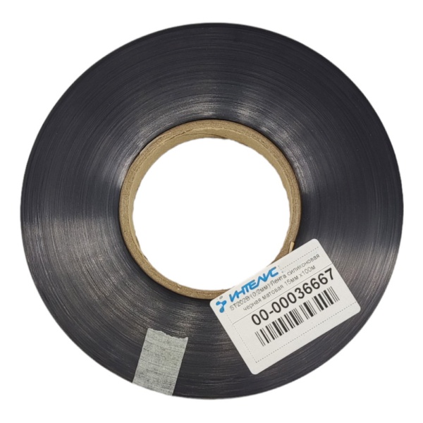 MP_2_Лента силиконовая черная матовая 15 мм х 100 м ST202B (0,2мм)