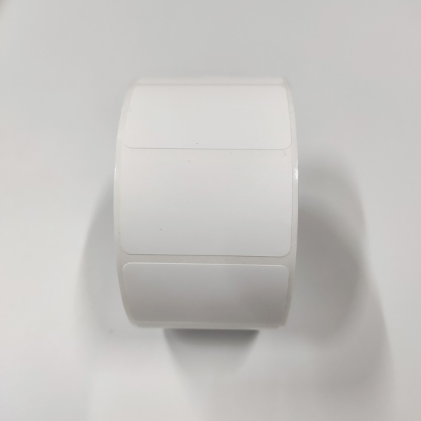 MP_3_Терматрансферные матовые этикетки 43х25 мм ПП (полипропилен). 1000 этикеток в ролике, втулка 40 мм