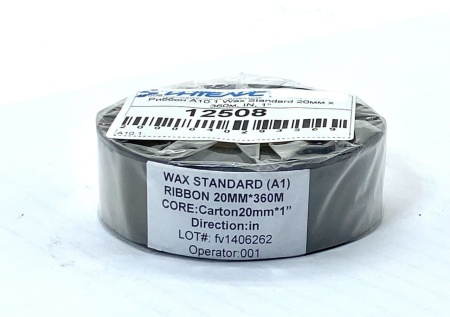 MP_3_Риббон A10.1 Wax Standard 20мм х 360м, IN, 1