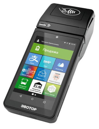 Смарт-терминал с интегрированным приемом карт Эвотор 5i