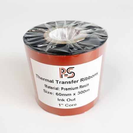 MP_2_Риббон PS Resin Premium 60мм х 300м, черный (термотрансферная лента). OUT, 1''