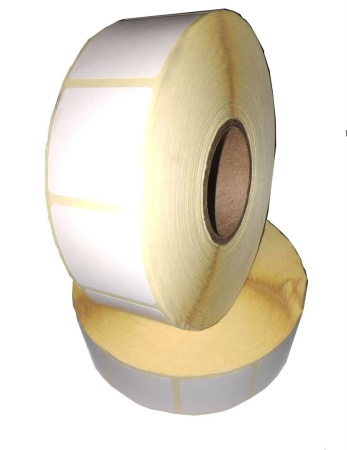 Термотрансферные полуглянцевые этикетки (ПГ) 32x32 мм