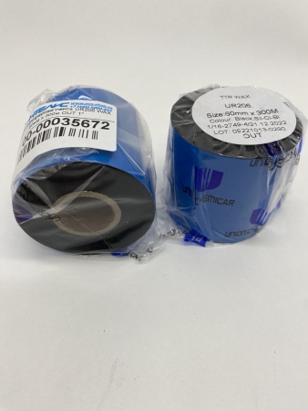 MP_1_Черная термотрансферная лента UR206 WAX 60мм х 300м OUT 1''