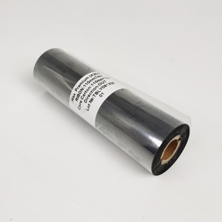 MP_4_Черный риббон A20.7 Wax Premium 110мм х 74м, OUT, 0.5''