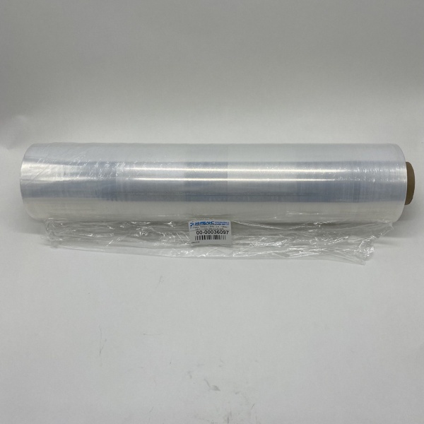 MP_4_Упаковочная стрейч пленка прозрачная, 500 мм, 17 мкм, 3.23 кг, ~384 м, первичное сырье MP_4_Упаковочная стрейч пленка прозрачная, 500 мм, 17 мкм, 3.23 кг, ~384 м, первичное сырье