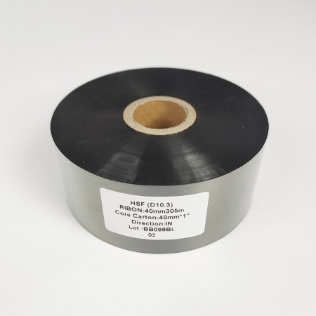 MP_3_Фольга горячего тиснения D10.3 Hot Stamping Foil 40мм х 305м, IN, 1'', черная