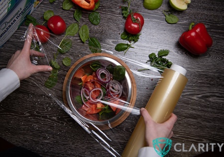 Пленка ПВХ стрейч CLARITY MB 300*8 CAST пищевая