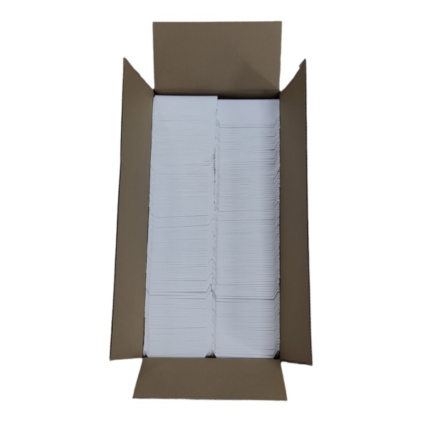 MP_7_Крафт пакет с воздушной подушкой (140x225+50), белый, В/12. Коробка 200 шт