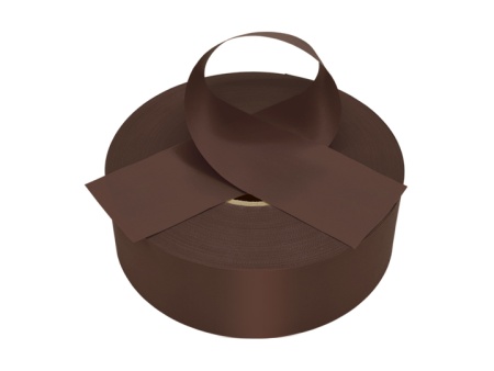 Коричневая сатиновая лента стандарт PS901С