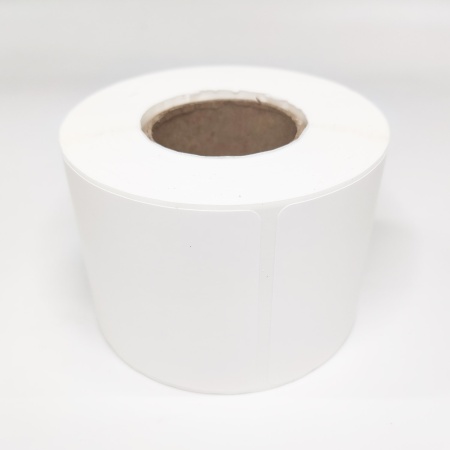 MP_3_Матовые термотрансферные этикетки 58х60 ПП (полипропилен). 500 этикеток в ролике, втулка 40 мм