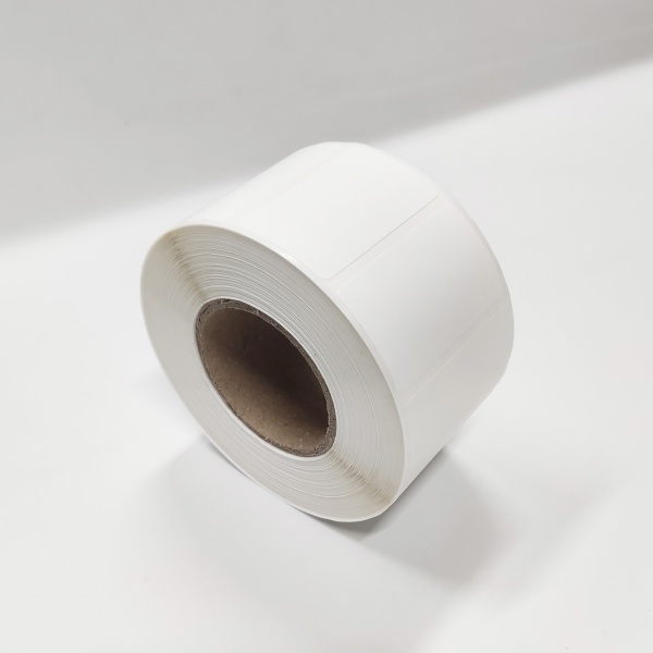 MP_2_Терматрансферные матовые этикетки 43х25 мм ПП (полипропилен). 1000 этикеток в ролике, втулка 40 мм