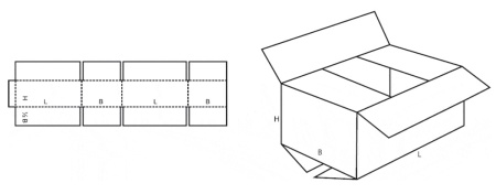 Картонный короб 280х180х170мм Картонный короб 280х180х170мм