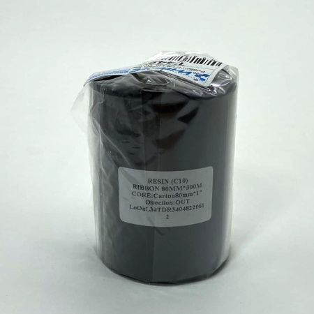 MP_2_Термотрансферная лента (риббон) Resin 80мм x 300м, OUT, 1''.