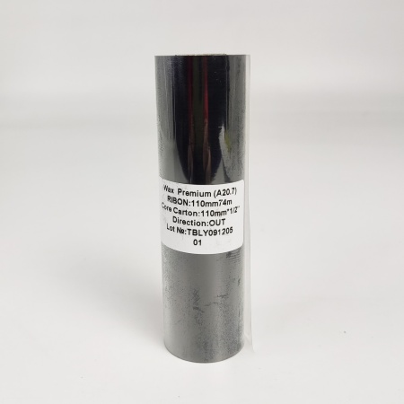 MP_2_Черный риббон A20.7 Wax Premium 110мм х 74м, OUT, 0.5''