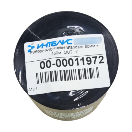 MP_3_Черная термотрансферная лента (риббон) Wax 60мм х 450м, OUT, 1''