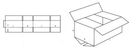 Картонный короб 300х200х100мм