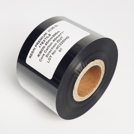 MP_2_Черный риббон C20.3 Resin Premium + Textile 40мм х 300м, 1'', OUT