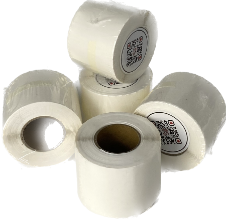 Прозрачный упаковочный стикер-наклейка 58х60 ПП