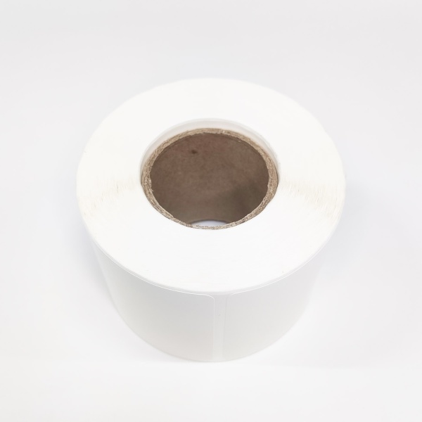 MP_4_Матовые термотрансферные этикетки 58х60 ПП (полипропилен). 500 этикеток в ролике, втулка 40 мм