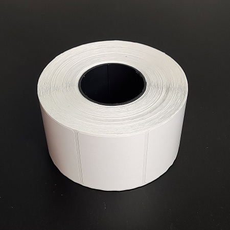 MP_2_Термотрансферные этикетки 50х40 мм ПГ (полуглянцевая бумага). 1000 этикеток в ролике, втулка 40 мм