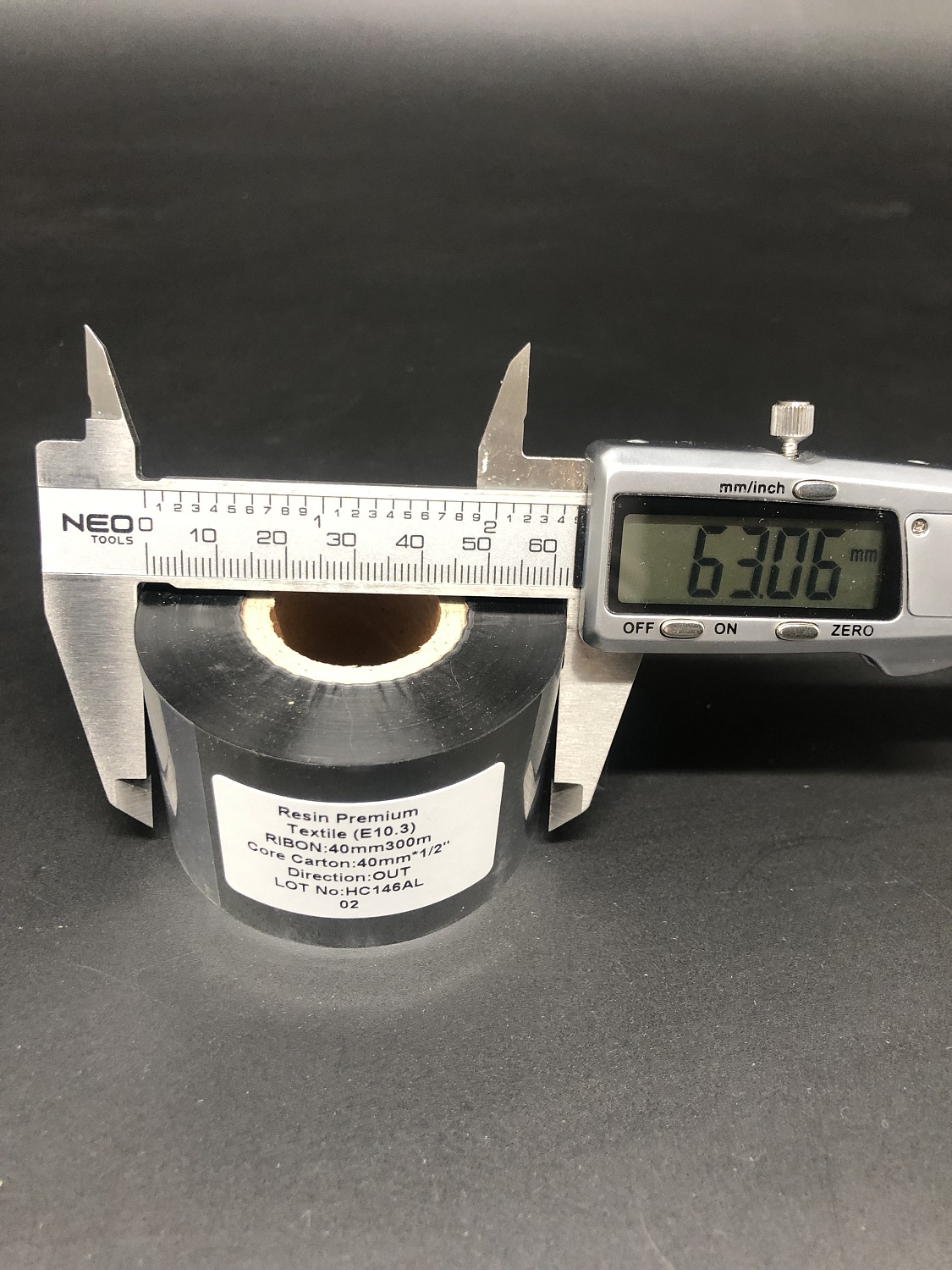 MP_4_Риббон E10.3 Resin Premium Textile 40мм x 300м, OUT, 1