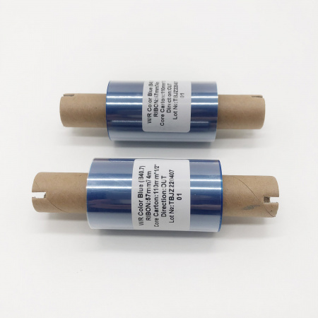 MP_6_Риббон B40.7 Wax/Resin Color Blue 57мм x 74м - 0.5