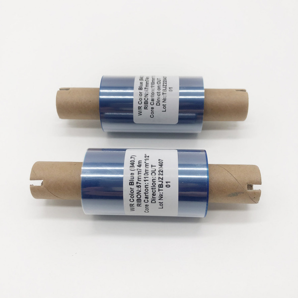 MP_6_Риббон B40.7 Wax/Resin Color Blue 57мм x 74м - 0.5