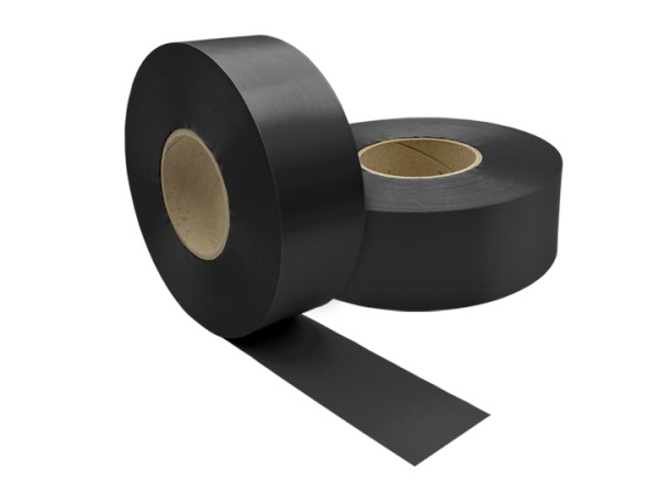 MP_3_Сатиновая лента стандарт черная PS903В, 10мм х 200м