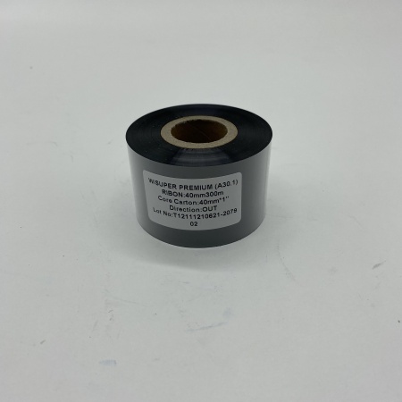 MP_4_Риббон A30.1 Wax Super Premium  40мм х 300м, OUT, 1