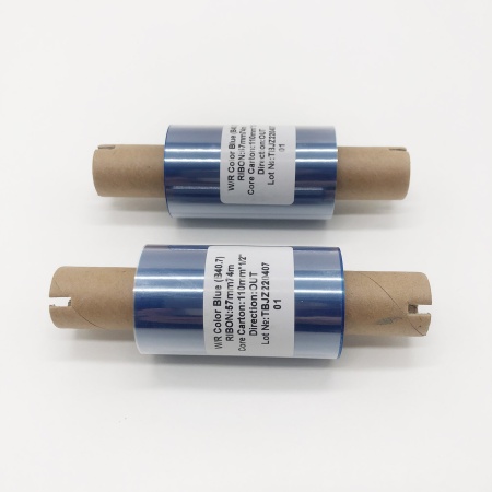 MP_6_Риббон B40.7 Wax/Resin Color Blue 57мм x 74м - 0.5