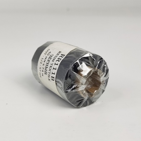 MP_4_Черная термотрансферная лента RR111B Resin, 40мм х 74м, 0.5'', ширина втулки 57мм, OUT