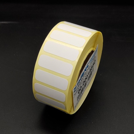 MP_5_Термотрансферные этикетки 30х10 мм ПГ (полуглянцевые). 2000 этикеток в ролике, втулка 40 мм.