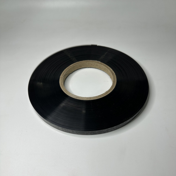 MP_5_ST302B Лента силиконовая полупрозрачная 0,2 мм черная 10мм x 100м