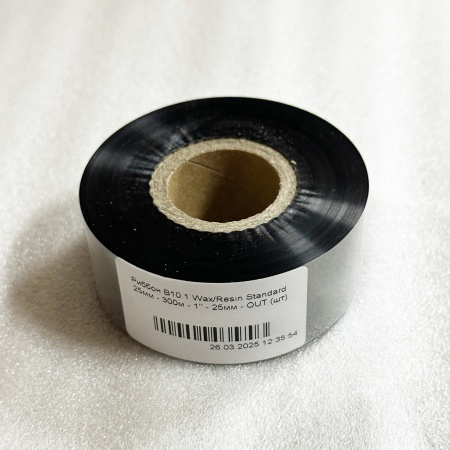 MP_2_Риббон Wax/Resin 25мм х 300м, OUT, 1''