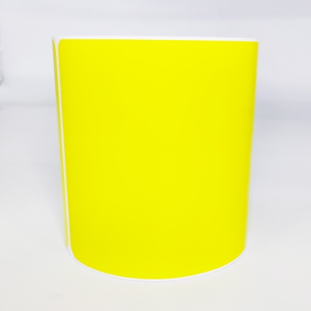 MP_3_Термотрансферные этикетки 100х150 мм ПП желтые (полипропилен). 300 этикеток в ролике, втулка 40мм