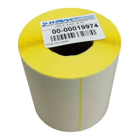 MP_2_Самоклеящиеся этикетки 100х80 мм ТОП (термобумага) 500 этикеток в ролике, втулка 40 мм