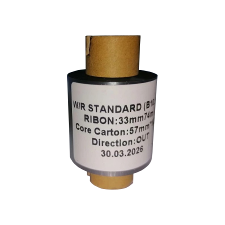 Риббон B10.12 Wax/Resin Standard 33мм х 74м, OUT, 0.5" (57мм)