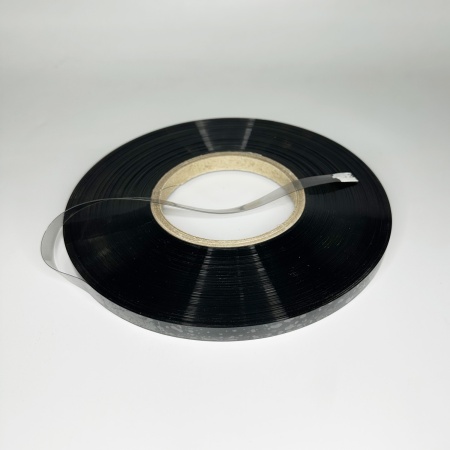 MP_3_ST302B Лента силиконовая полупрозрачная 0,2 мм черная 10мм x 100м