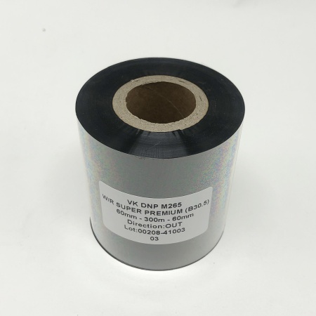 MP_4_Риббон B30.5 Wax/Resin Super Premium 60мм - 300м - 1'' - 60мм - OUT