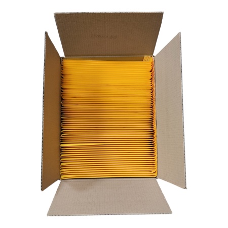 MP_3_Крафт пакет с воздушной подушкой 200x300+40 мм, желтый, 60 шт в упаковке
