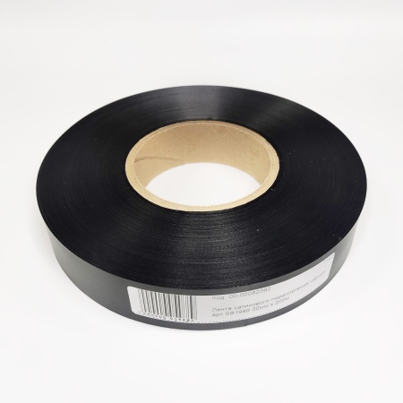 MP_3_Черная сатиновая лента эконом PS430. 30 мм x 200 м