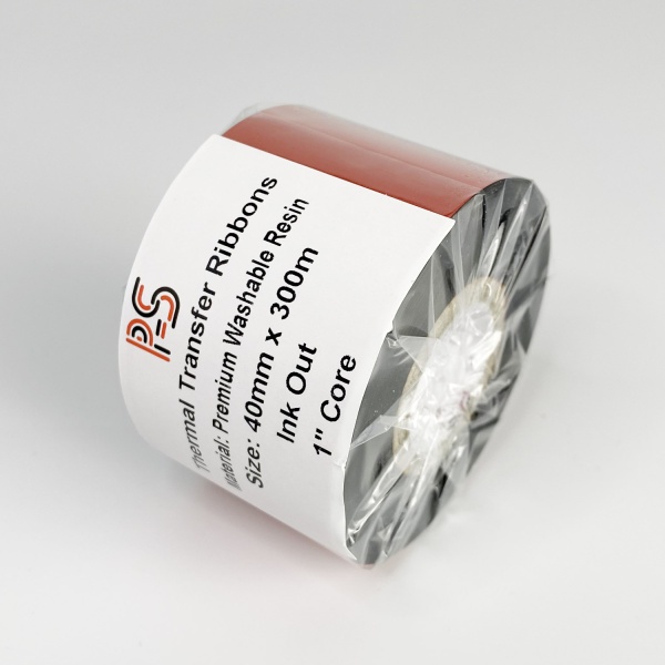 MP_3_Черный риббон PS Resin Premium Washable 40мм х 300м (термотрансферная лента), OUT, 1''