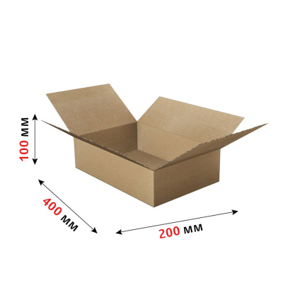 Картонный короб 400х200х100мм (упаковка)